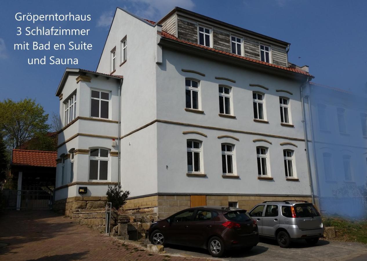 Apartamento Groeperntorhaus Quedlinburg Exterior foto